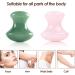 2 Pieces Mushroom Shape Gua Sha Massage Tool - Natural Acupressure Board for Face Neck & Eyes | Relaxation & Fine Line Improvement (Pink & Green) - Buy Online on GoSupps.com