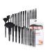 DAXStar Brush Set MakeUp Professional 32PCS Foundation Make Up brush Set Premium Powder brush eyes shadow cosmetic brush Blush make-up brush set 02-black