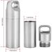 Buy Dilwe Waterproof Stainless Steel Medicine Bottle - Durable Camping Pills Holder for Outdoor Adventures - Buy Online on GoSupps.com