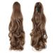 Clip-In Braid Hair Extension - Realistic Wavy Ponytail with Butterfly Clip - 18 Light Brown (45cm) - Affordable Hair Extensions - Buy Online on GoSupps.com