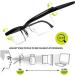 Lngjin Unisex Adjustable Focus Reading Glasses - Myopia -6D to +3D | Variable Focus Glasses for Men & Women - Buy Online on GoSupps.com