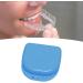 Verdant Touch Sky Blue Denture Case - Portable Dustproof Storage Box for Artificial Teeth | International Shipping Available - Buy Online on GoSupps.com