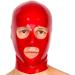 Red Latex Hood with Zipper - Eye Nose & Mouth Holes - 0.6mm Rubber | International Shipping - Buy Online on GoSupps.com