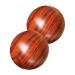 Beaupretty 4 Pieces of solid wood massage ball roller for hand massage devices for stress reduction In the leg exercise deep tissue massage ball roll fitness ball hand bales massage wooden balls pear baoding