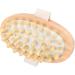 Luxury Shower Massage Brush - Wooden Body & Hair Spa Massager for Muscle Relaxation - Ideal for Men & Women - Buy Online on GoSupps.com