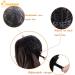 QUEENTAS 14-inch Dark Brown Short Bob Wig for White Women - Shoulder Length Synthetic Hair with Middle Part Bangs - Buy Online on GoSupps.com