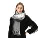 Women's scarf triangular scarf cuddly scarves soft wrap triangular scarf triangular scarf scarf cape autumn scar multi -purpose scarf for women scarf a f