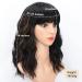 Colorfulpanda Short Black & Brown Wigs for Women - 14 Inch Synthetic Hair Ponytail for Party & Cosplay - Buy Online on GoSupps.com