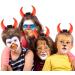 1pc Demon Horn Headband Light Favor Horn Costume Sequin Devil Horns Hirns Neon Halloween Headband for Women Led Horns Halloween Decorative Hairband Kit Electronic Components Red - Buy Online on GoSupps.com