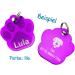 Buy Double-Sided Engraved Dog Tag Paw | Custom Text & Motif | Free Key Rings | International Shipping Available - Buy Online on GoSupps.com