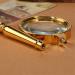 Magnifiers Vintage Gold Loupe Handheld Magnifying Glass Gift Magnifier Gold 8X Enlarged Mirror Microscope Optical Lenses Protect Vision Without Hurting Eyes Lofty Ambition - Buy Online on GoSupps.com