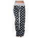 Women's Pants Jogging Pants Sports Pants Large Size Wide Leg Pants Elastic Band Drawstring Casual Pants Dot Print Bohemian Style Beach Pants Pants Leisure Pants Pajama Pants Homewear Pants