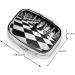 Black White Chess Checkerboard Pill Case | Cute Travel Pill Organizer | Small 2 Compartment Pill Box for Pocket & Purse - Buy Online on GoSupps.com