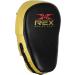 Rex Kidz Boxing Focus Pads - Junior Hook and Jab Target Mitts for Kids in Black/Gold - Buy Online on GoSupps.com
