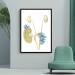 Medical Educational Poster: Urinary System & Tract Nephrology Floral Art - Golden Black 12x18 Inch Modern Canvas Wall Art - Buy Online on GoSupps.com