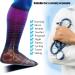 3 Pairs Plus Size Compression Socks (20-30 mmHg) for Women & Men - Wide Calf Knee High Stockings for Nurses & Seniors - 4XL Size - Buy Online on GoSupps.com