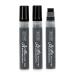 ZEYAR Jumbo Paint Marker Pens  Water Based Acrylic  15mm Felt Tip  Waterproof and Permanent Ink  Great on Plastic  Posters  Stone  Metal  Glass and more (3 Black)