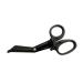 First aid scissors knee-bent 15 cm black matt bandage scissors Lister scissors rescue scissors