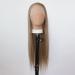 Tawarm Honeyblond Light Brown Synthetic Lace Front Wig for Black Women - Long Smooth Hair Natural Middle Part Perfect for Cosplay & Everyday Use | 33x7.6 cm Hand-Bound - Buy Online on GoSupps.com