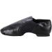 Linodes Unisex 006 PU Leather Slip-on Jazz Dance Shoe - Black - Size 7 Women/6.5 Men - Buy Online on GoSupps.com