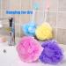 10 Pack Colorful Mesh Bath Sponges - Soft Exfoliating Scrubber for Kids, Women, Men - Body Wash Loofah Sponge Set - Buy Online on GoSupps.com