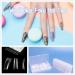 Wiselooker 500pcs French False Nails Tips Press on Acrylic Nails - Clear | 10 Sizes for Nail Salons and DIY Nail Art - Buy Online on GoSupps.com