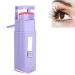 Heated Eyelash Curlers Electric Heated Eyelash Curler 8S Quick Heat Up Handheld Eyelash Heated Curler 3 Levels Temp Settings Eyelash Curler for Makeup Purple
