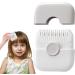 1pc Split Ends Hair Trimmer for Women 2 in 1 Mini Portable Cute Hair Brush Detachable Dustproof Knob Adjustable Stainless Steel Slicer Hair Clipper Grey - Buy Online on GoSupps.com