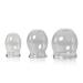 Lauschaer Glass 3 Series Medical Fire Terrified Glasset 30-40-50mm for professional medical fire cups