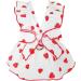 Shenrongtong Small Dog Dresses for Girls | Adorable Strawberry Print Puppy Clothing | Pet Rock Litter Dresses XS - Buy Online on GoSupps.com