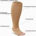 Lofir Medical Compression Stockings for Men & Women | Open Toe Knee-High 20-30 mmHg Class 3 Support Socks - XXL Black & Skin Color - Worldwide Shipping - Buy Online on GoSupps.com
