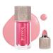 Paminify Soft Cream Liquid Blush  Creamy Dewy Blush Lightweight Blendable Glowing Blush Stick with Cushion Applicator Matte Natural Silky Smooth Moisturizing Blush Makeup Cruelty-free Smokey Pink