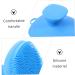 FRCOLOR Face Scrub Brush Silicone Face Brush Blue 7x7cm - Buy Online on GoSupps.com