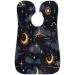 Shop Clouds Moon Stars Beard Bib Apron | Ultimate Beard Hair Catcher for Men | Perfect Father's Day & Anniversary Gift - Buy Online on GoSupps.com