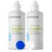 Lensdealer contact lens fluid - care product with hyaluronic acid 2 bottles of 360ml contact lens fluid including 2 lens containers