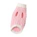 PetyOung dog sweater vest warm coat pet knitting winter sweater warm knitting clothes for small medium-sized dogs S. Hell-Pink