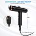 Nicebay Ionic Hair Dryer with Diffuser | 110000RPM Brushless Motor | Fast Drying Lightweight 1600W Hairdryer | Auto-Cleaning | Low Noise | 3 Attachments | Black&Gold - Buy Online on GoSupps.com