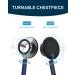 FriCARE Navy Blue Stethoscope | Dual Head for Nurses & Home Health | Essentials for Adults & Kids - Monitor Heartbeat & First Aid - Buy Online on GoSupps.com
