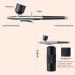 QUR 1 Set Black Oxygen Injector Protable Airbrush for Nails Art Paint Air Compressor Nano Fog Mist Spray Manicure DIY Cake Sprayer - Buy Online on GoSupps.com
