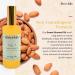 Bloom & Butter Sweet Almond Oil - 100% Natural Beauty Oil for Skin Hair & Nails - Cold Pressed Non-Greasy Moisturizer with High Vitamin E - 4 oz - Buy Online on GoSupps.com