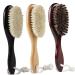 Beavorty 3-Pack Bamboo Beard & Hair Brush Set for Men 20x5cm Mustache Baby & Bathroom Grooming Brushes - Buy Online on GoSupps.com