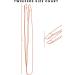 Professional Stainless Steel Eyebrow Tweezers for Facial Hair Removal - Orange - Buy Online on GoSupps.com