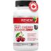 Renew Actives Tart Cherry Extra 10000mg - Powerful 10:1 Antioxidant for Digestive Health & Wellness - 60 Easy-to-Swallow Capsules - Canadian Made - Buy Online on GoSupps.com
