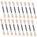 Healeved 100 Pcs Women Eyeshadow Brush Eye Spoolie Brush Eyeshadow Makeup Brush Tipped Oval Makeup Tool 8x1cmx2pcs Pinkx2pcs - Buy Online on GoSupps.com