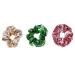 Lurrose 3pcs Sequin Mermaid Hair Scrunchies | Elastic Hair Ropes for Girls - Stylish & Durable - Buy Online on GoSupps.com