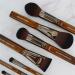 9-Piece Vintage Wooden Makeup Brush Set - Premium Eyeshadow Beauty Tools | 18cm D - International Shipping Available - Buy Online on GoSupps.com