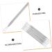 Baluue 7pcs Double-headed Extrusion Ring Blackhead Tool Pore Blemish Removers Stainless Steel - Buy Online on GoSupps.com