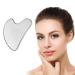 JDXun Gua Sha Stainless Steel Massage Tool - Heart Shape Gua Sha for Face & Neck Skincare - Buy Online on GoSupps.com