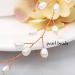 Catery Rose Gold Wedding Headband Hair Vine for Women and Girls - Bridal Headpiece with Baby Breath Headdress - Hair Accessories - Buy Online on GoSupps.com
