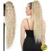 CAROL Ponytail Extension Curly Hair 70cm (613 Platinum Blonde) - Buy Online on GoSupps.com